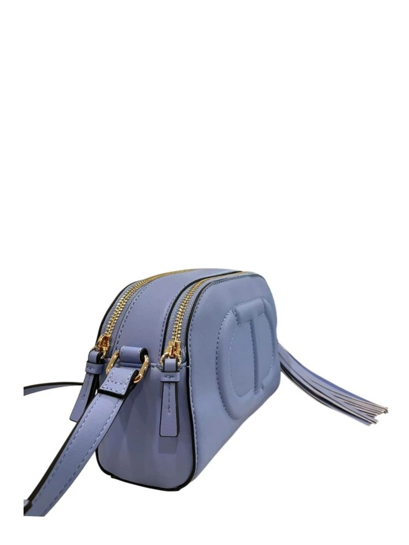 Blue PU Women Crossbody
