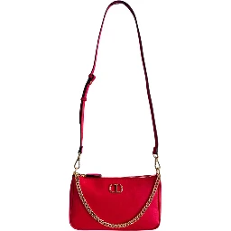 Red PU Women Crossbody Bag