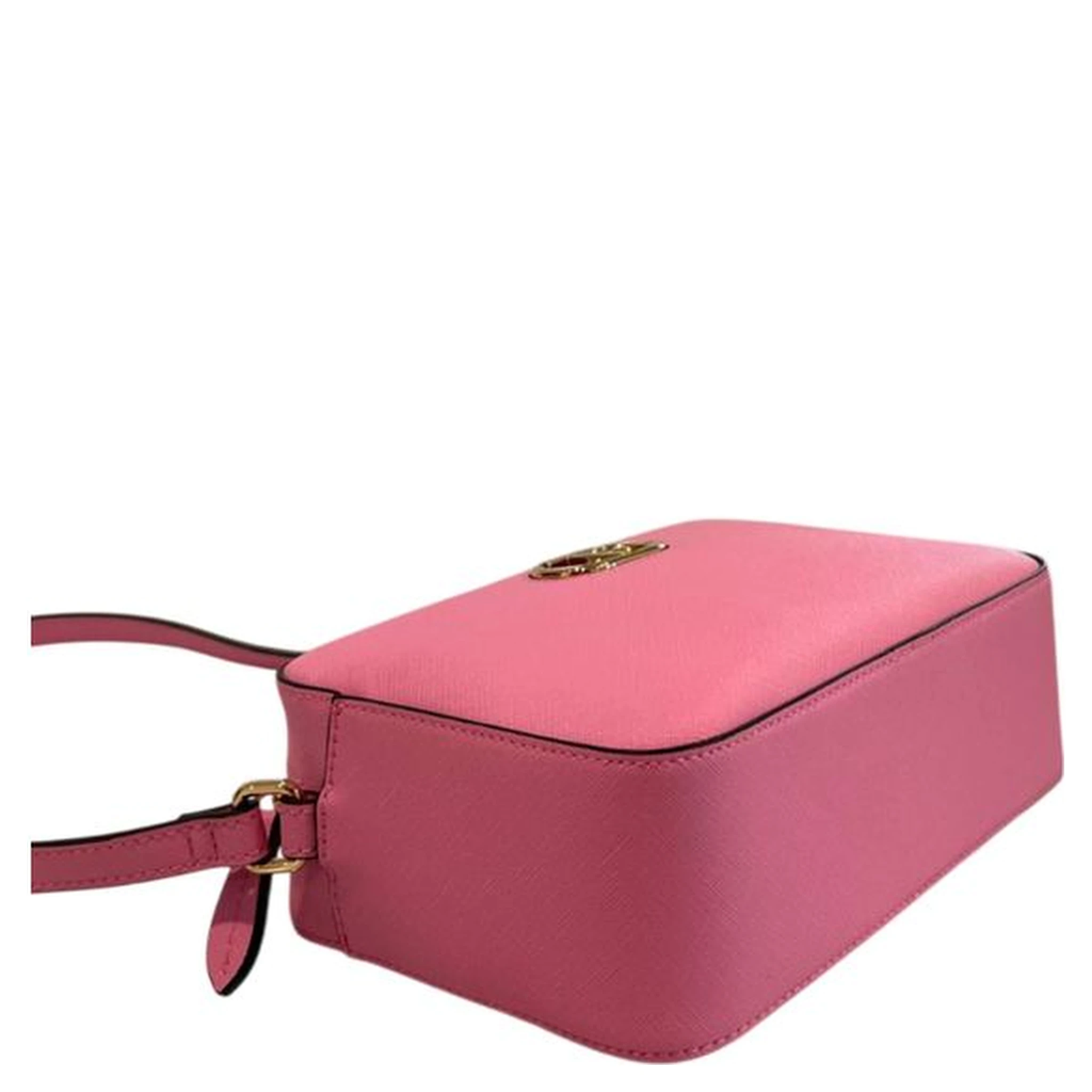 Pink PU Women Crossbody Bag