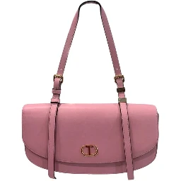 Pink PU Women Shoulder Bag