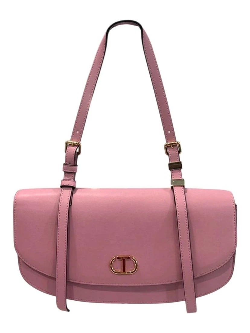 Pink PU Women Shoulder Bag