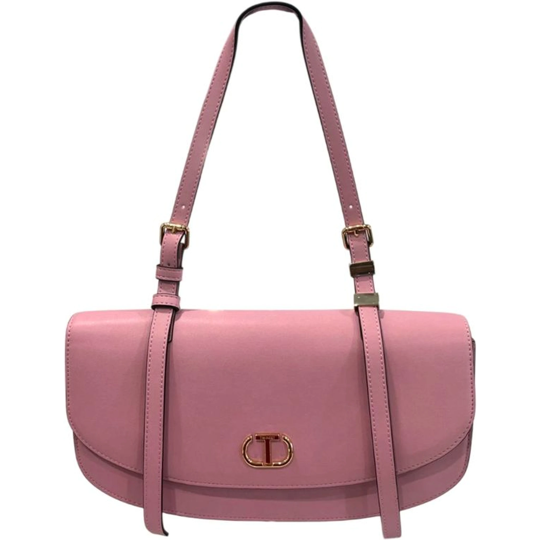 Pink PU Women Shoulder Bag