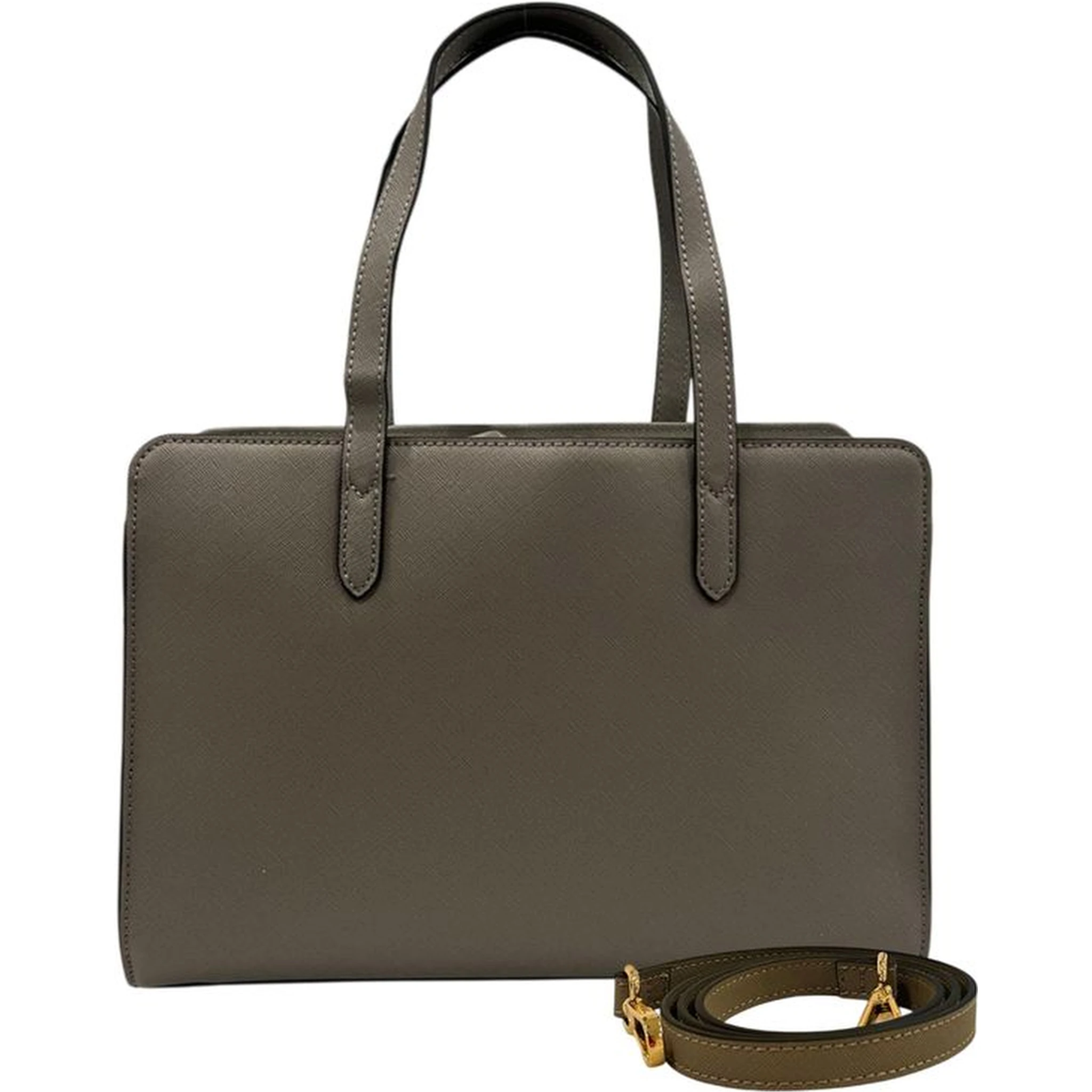 Grey PU Women Shoulder Bag