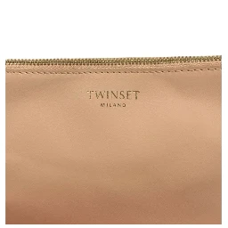 Pink Polyurethane Women Clutch