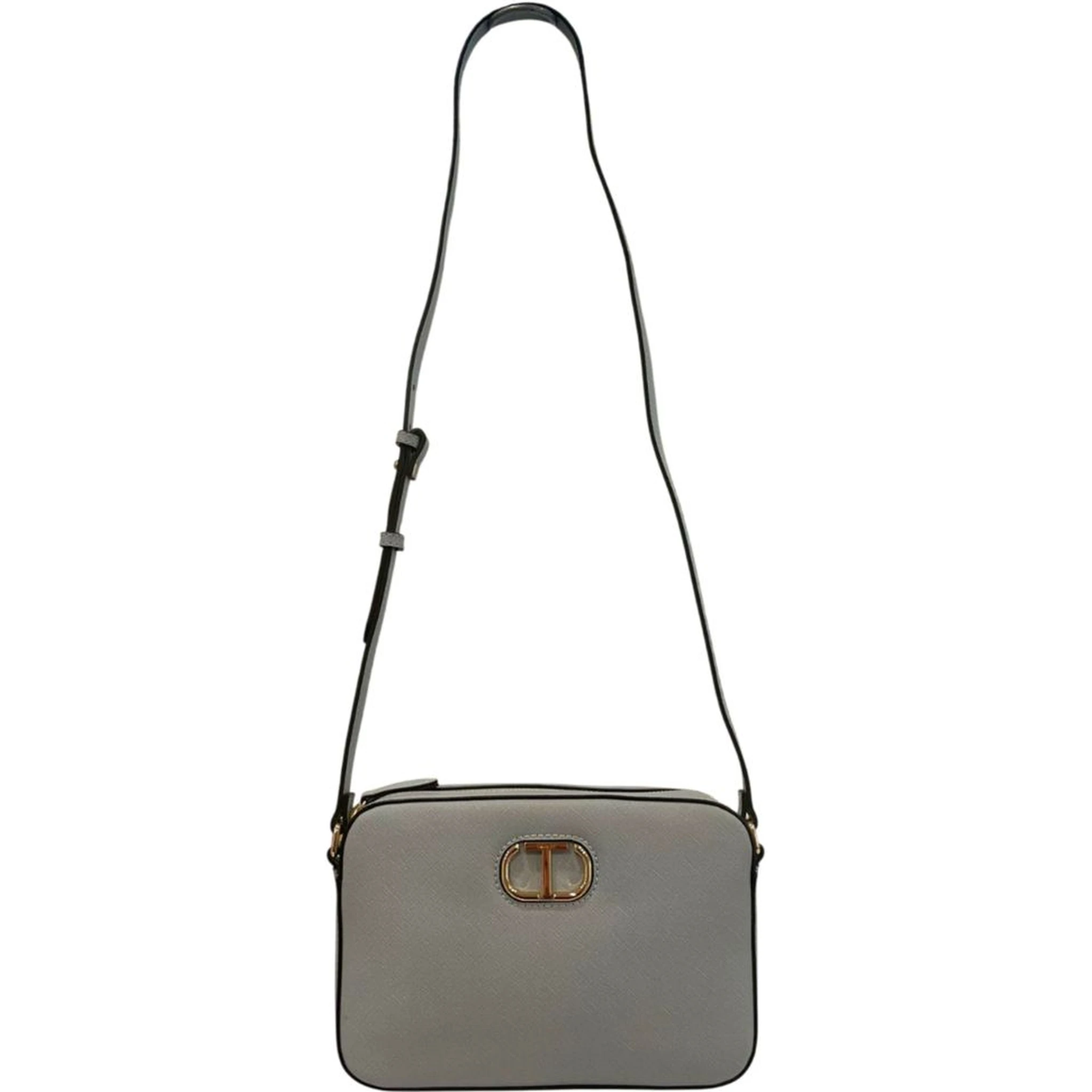 Blue PU Women Crossbody Bag