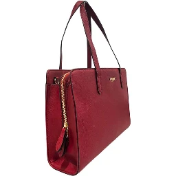 Red PU Women Shoulder Bag