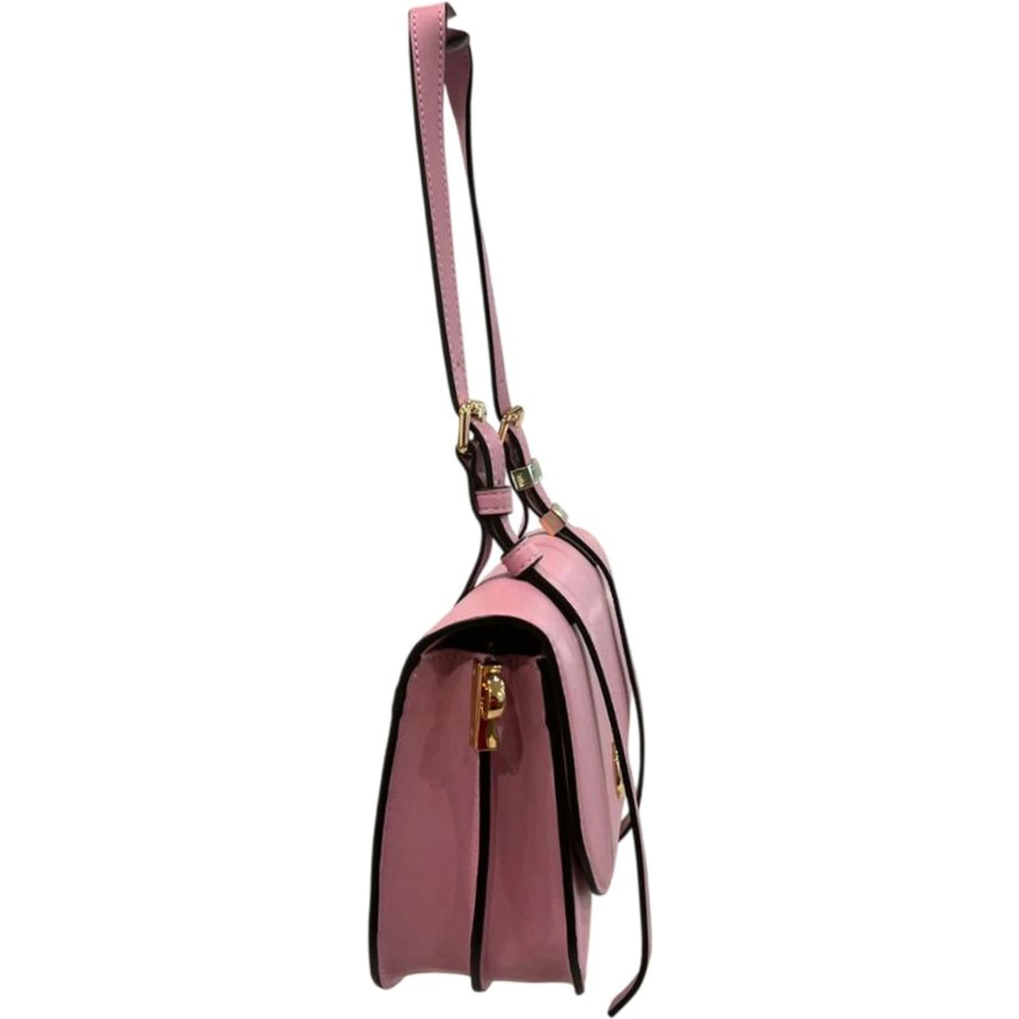 Pink PU Women Shoulder Bag