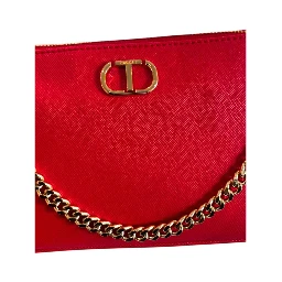 Red PU Women Crossbody Bag