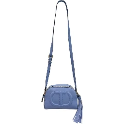 Blue PU Women Crossbody