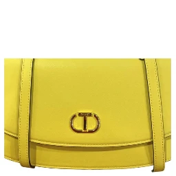 Yellow PU Women Shoulder Bag