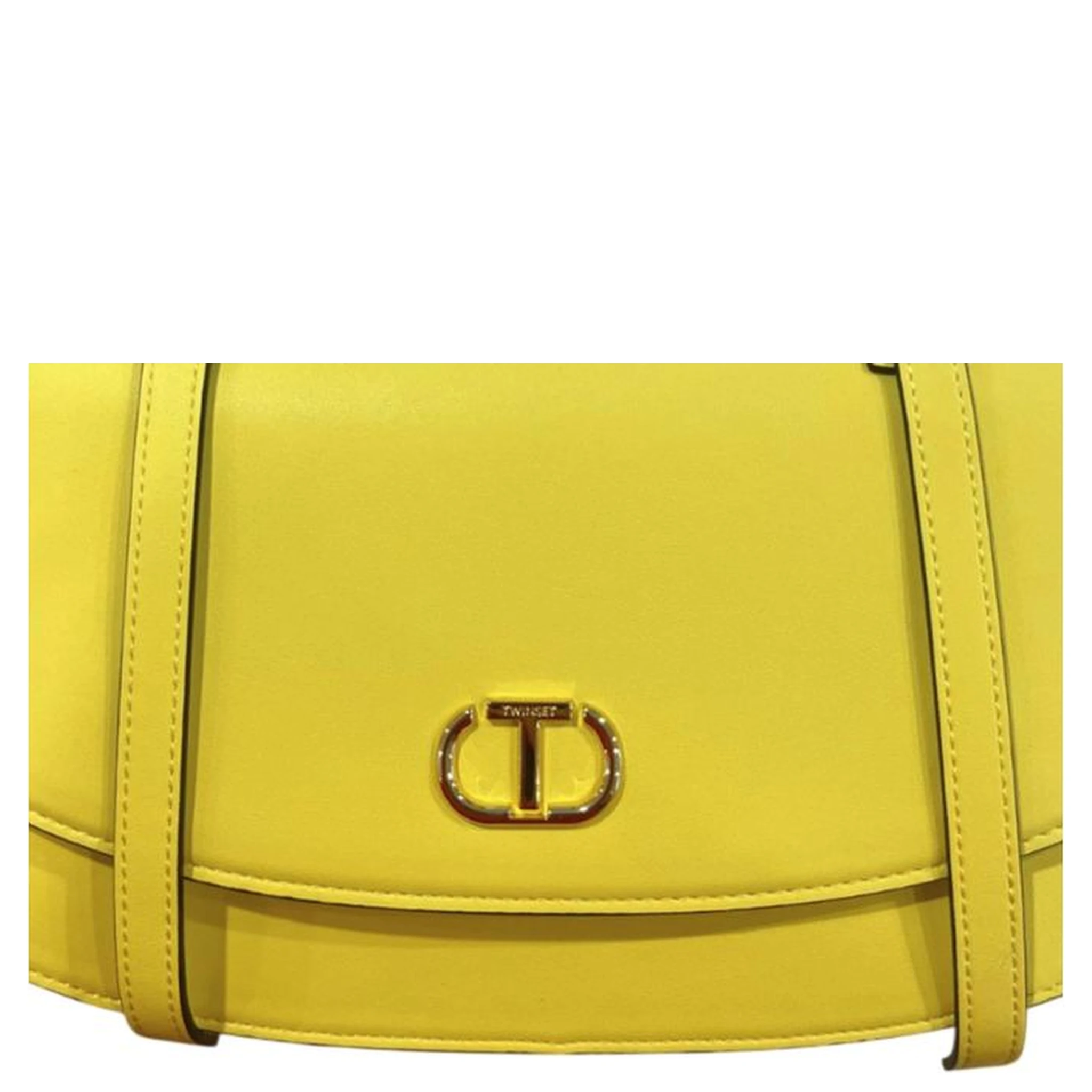 Yellow PU Women Shoulder Bag