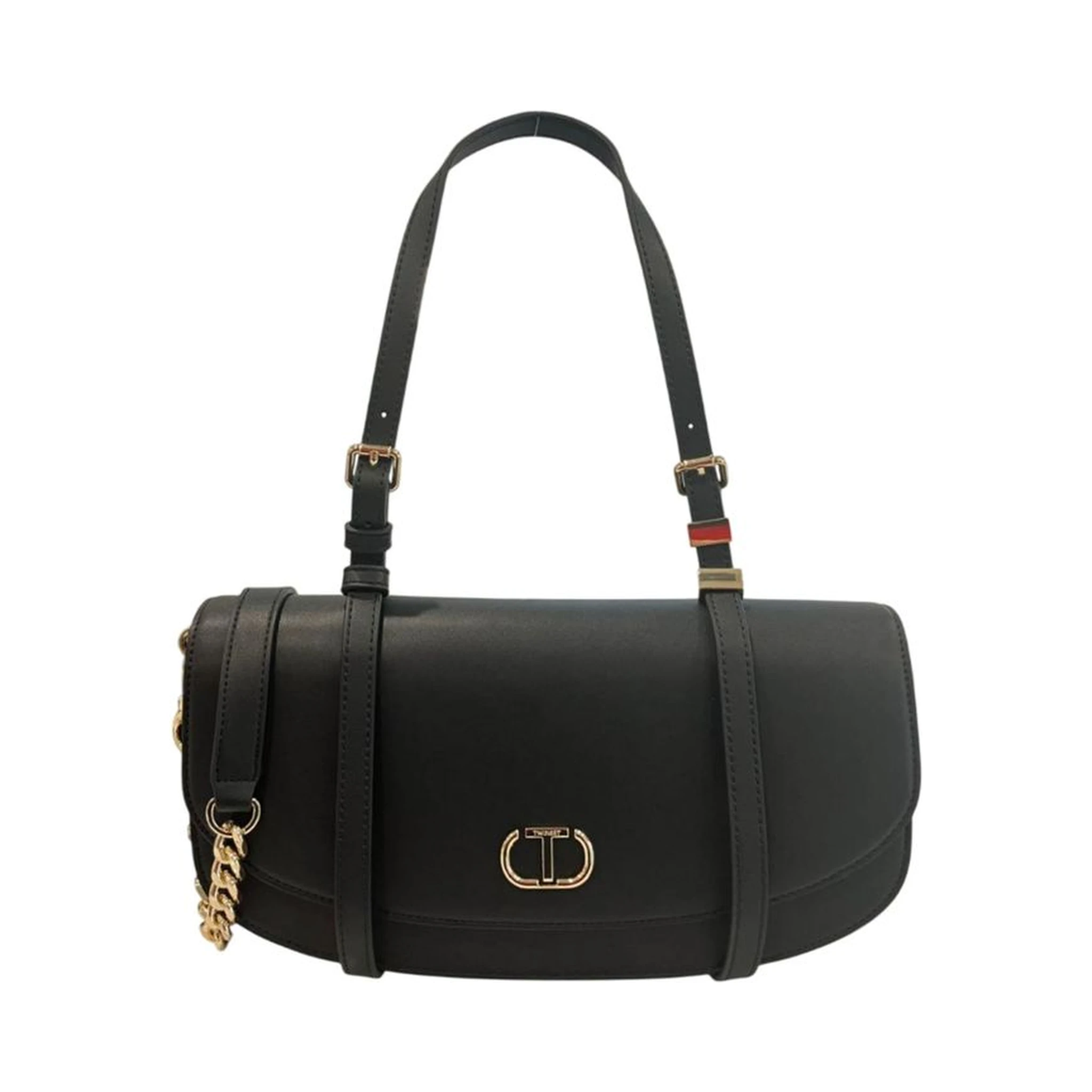 Black PU Women Shoulder Bag