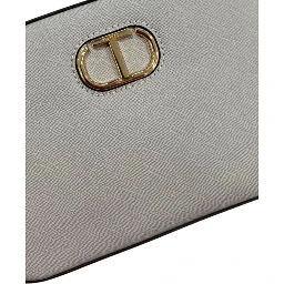 Blue PU Women Crossbody Bag