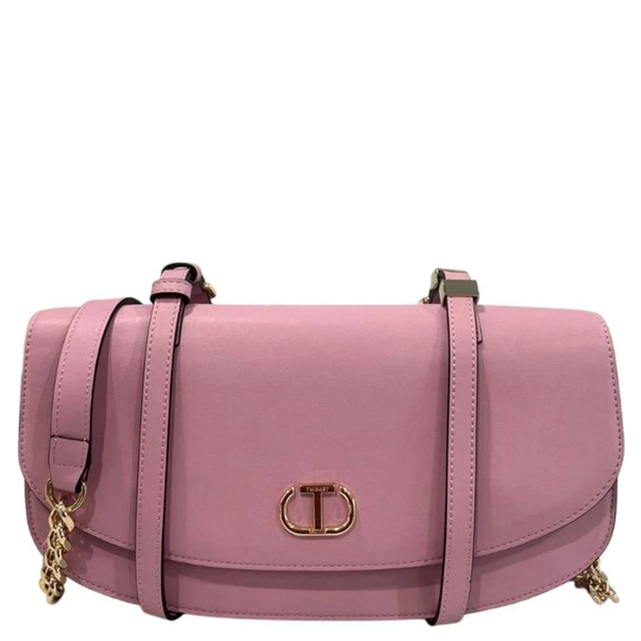 Pink PU Women Shoulder Bag