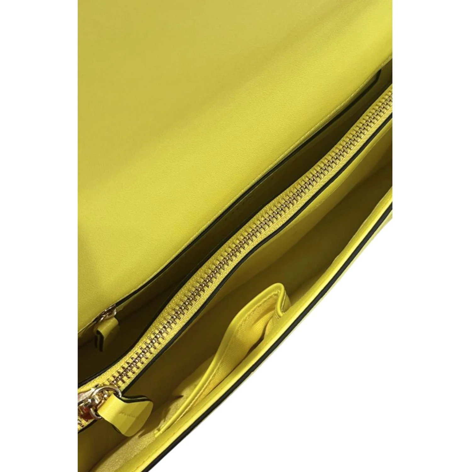 Yellow PU Women Shoulder Bag