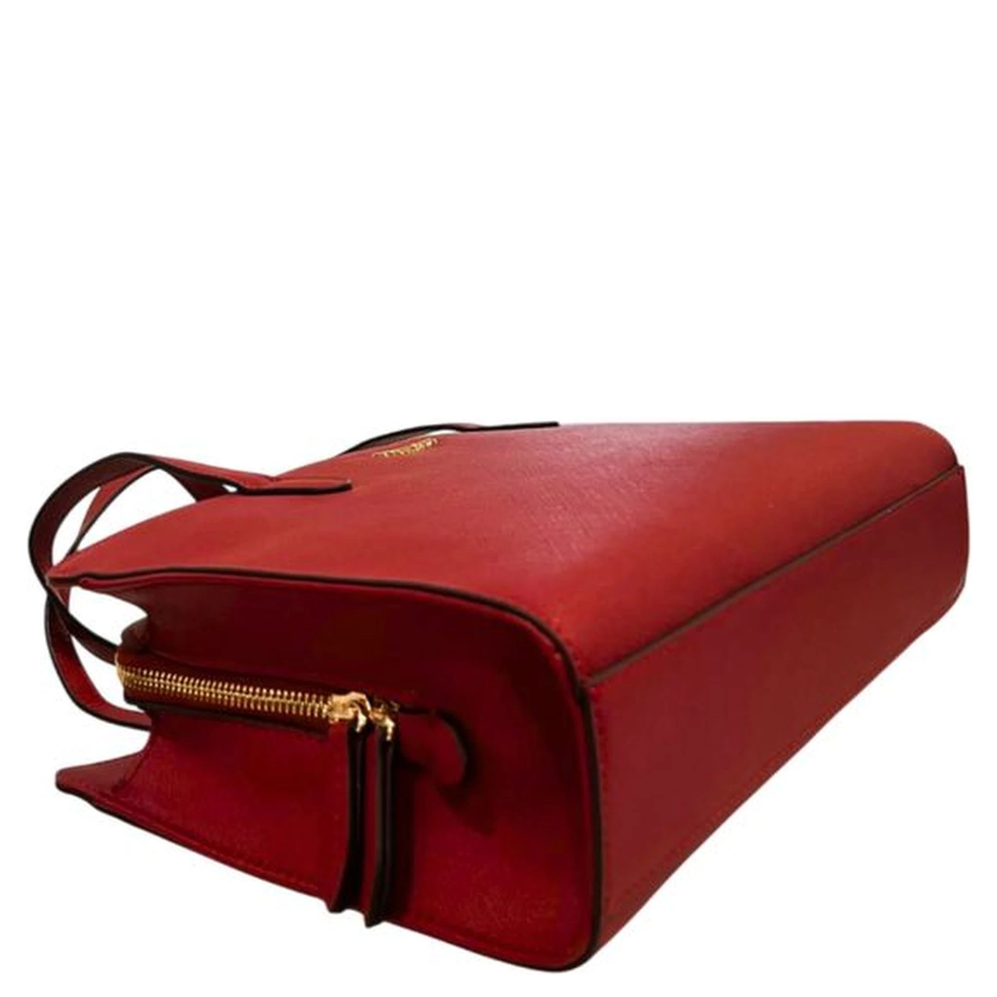 Red PU Women Shoulder Bag