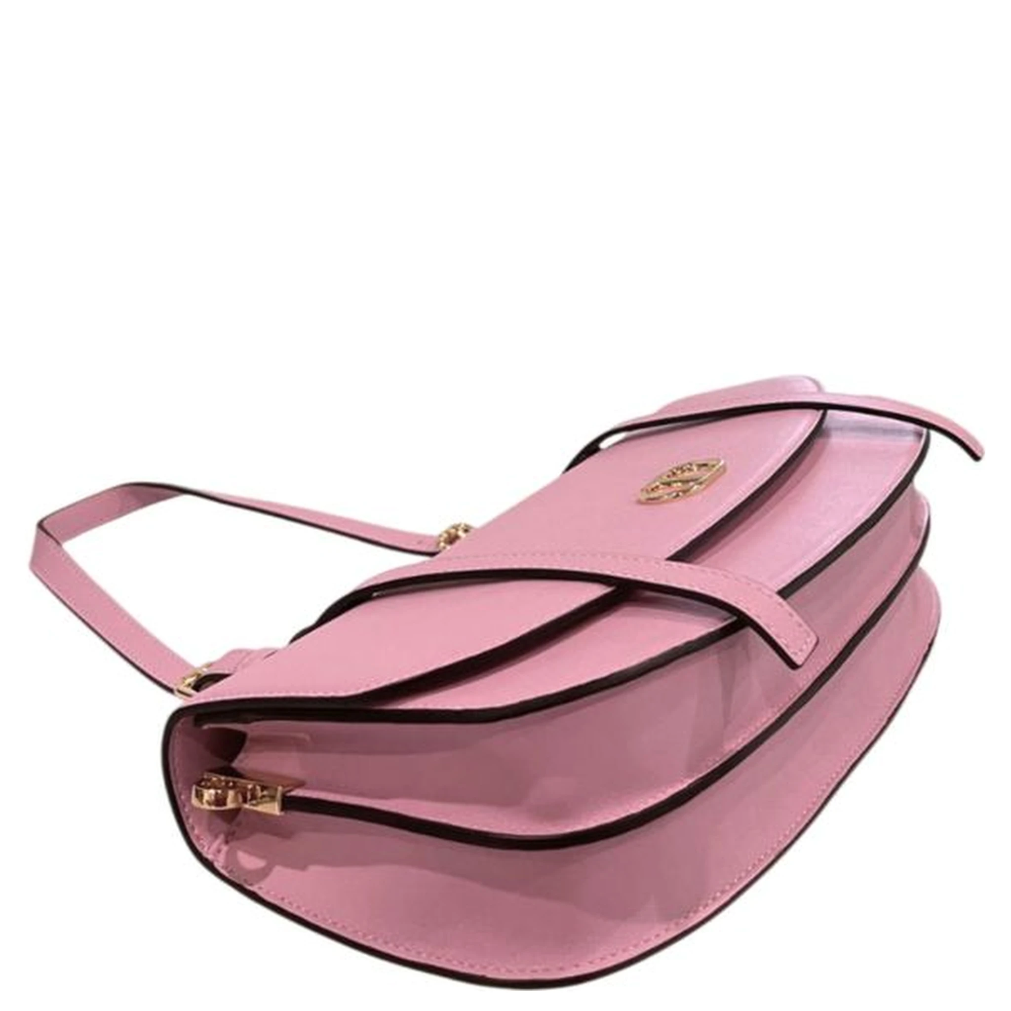 Pink PU Women Shoulder Bag
