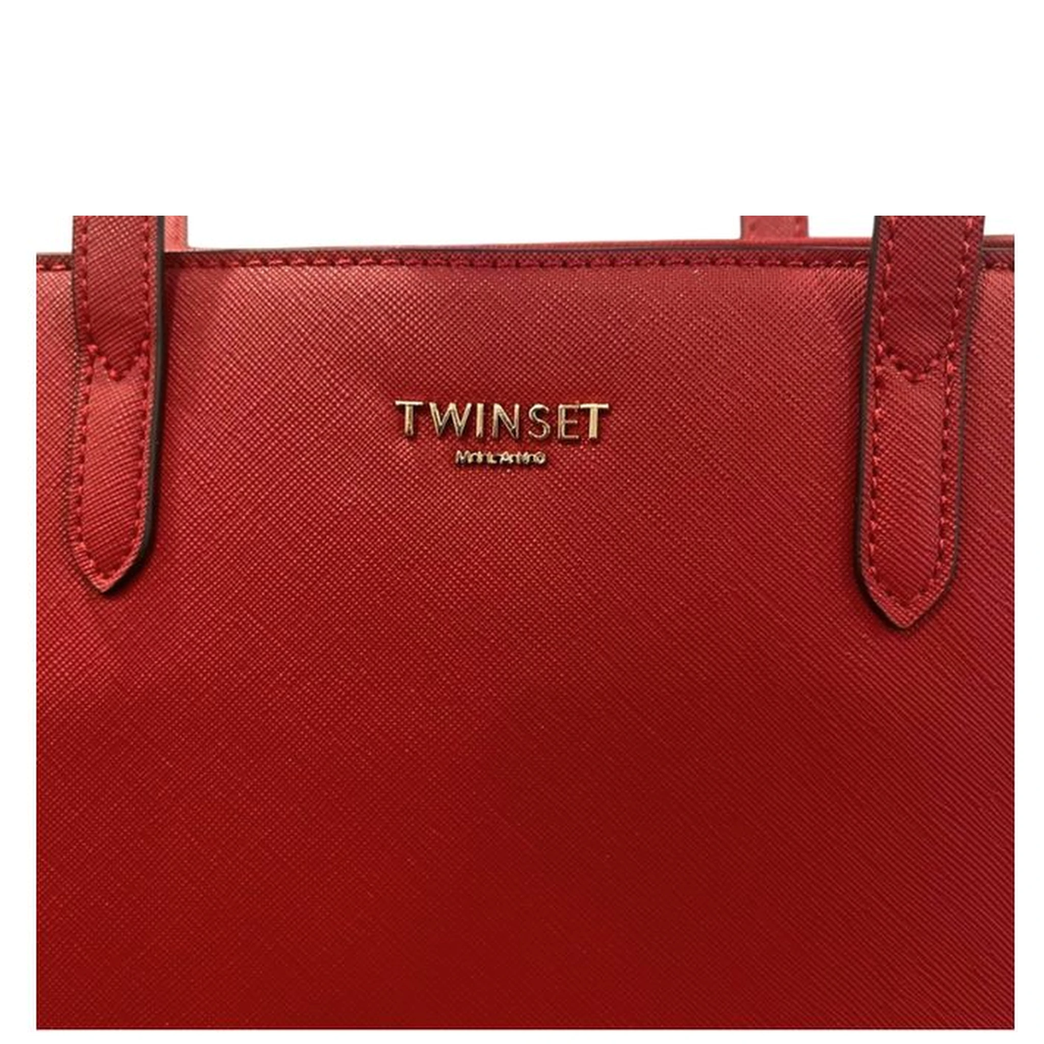 Red PU Women Shoulder Bag
