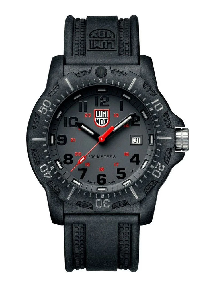 Black Resin Sport Watch