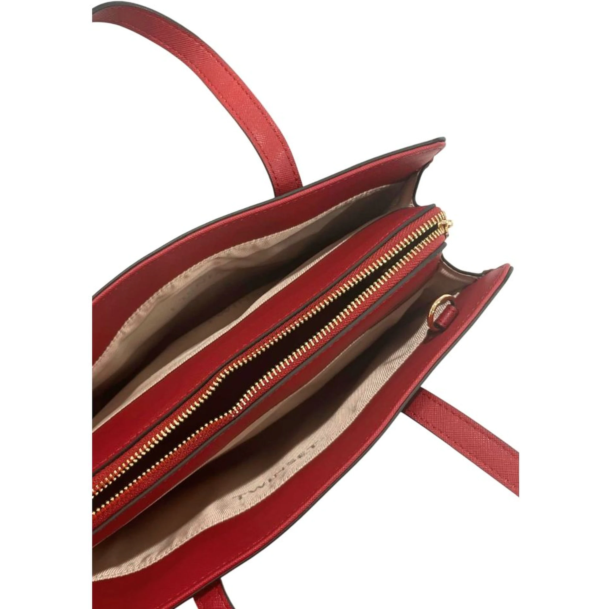 Red PU Women Shoulder Bag