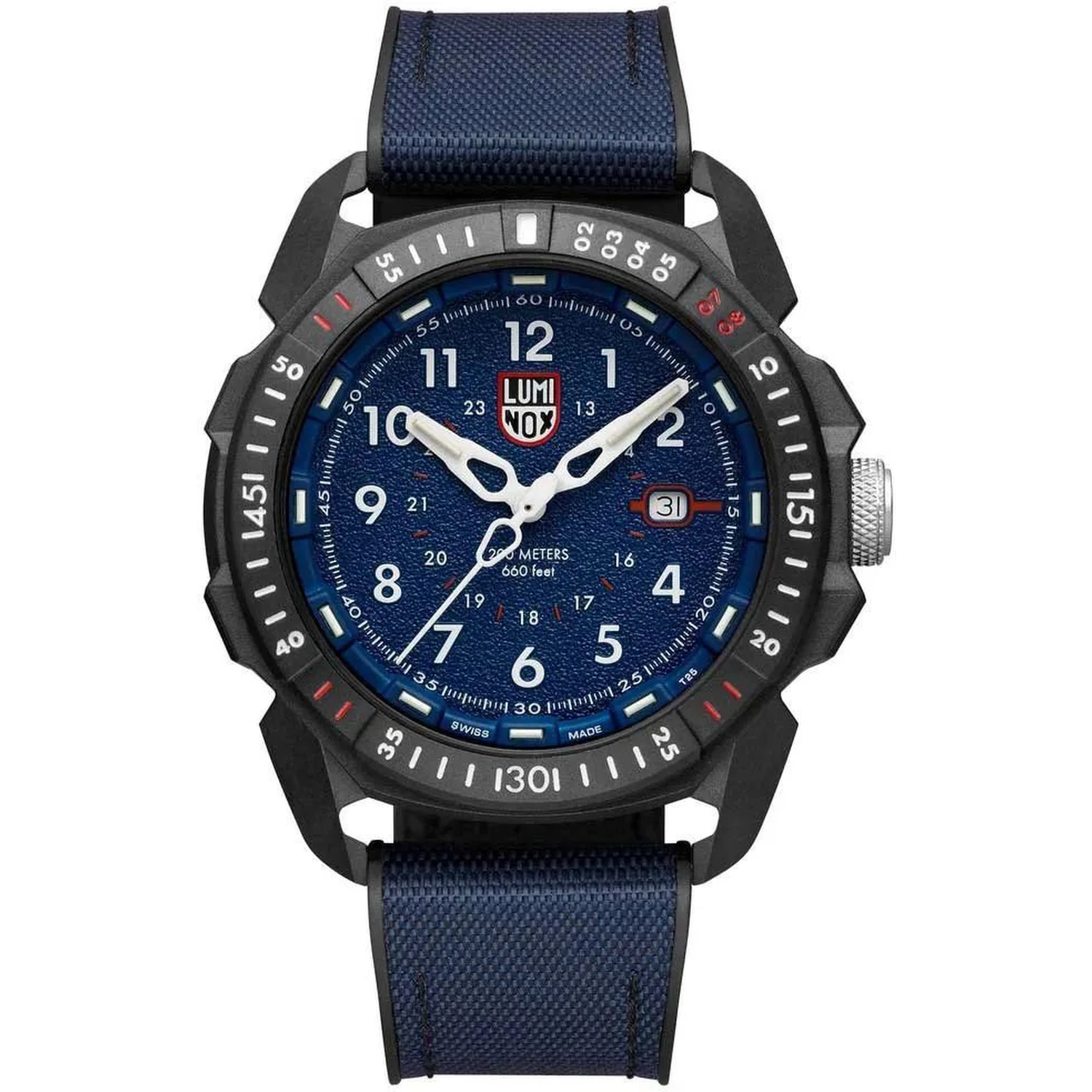 Blue Resin Sport Watch