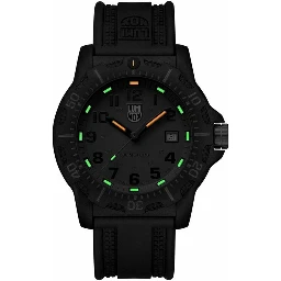 Black Resin Sport Watch