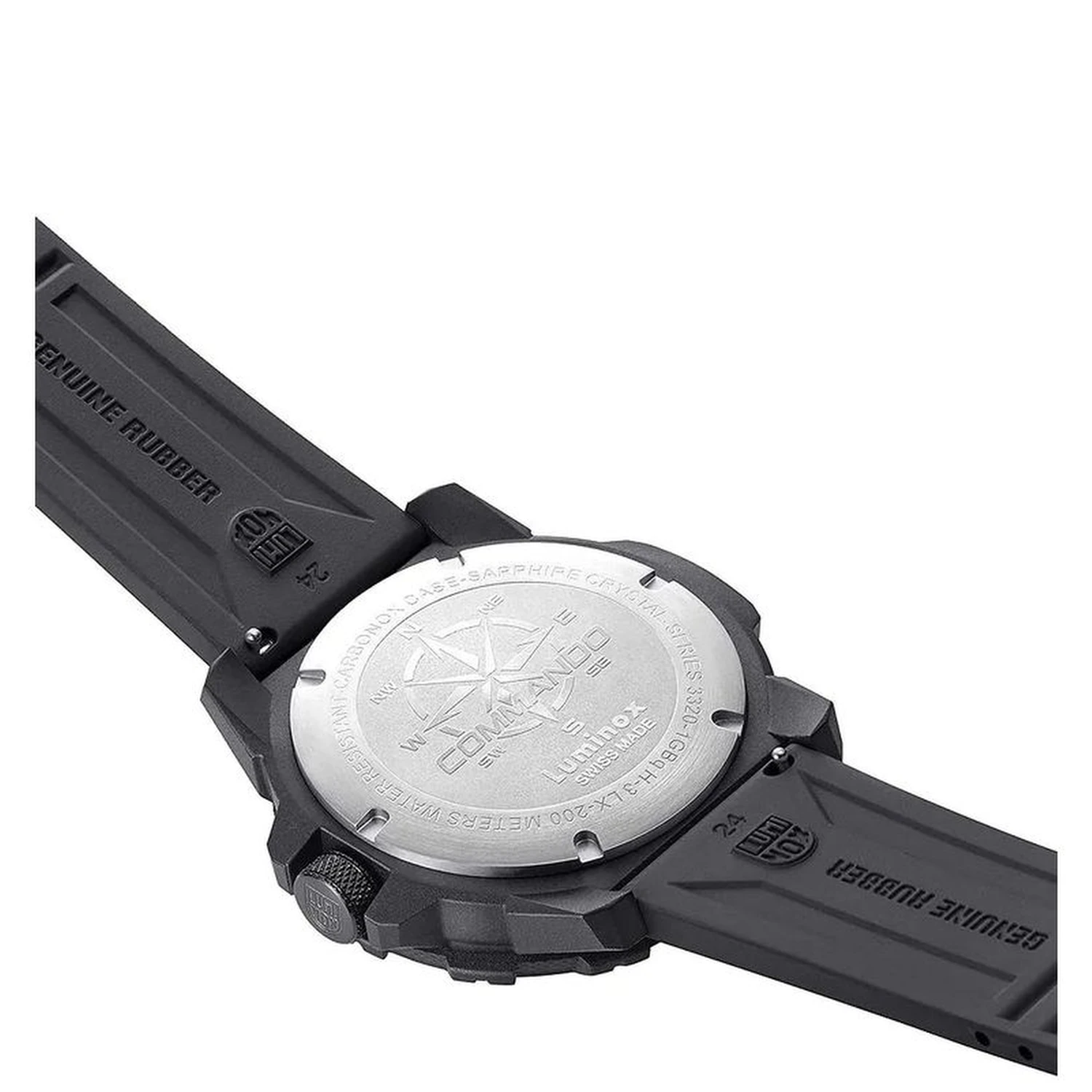 Black Resin Sport Watch