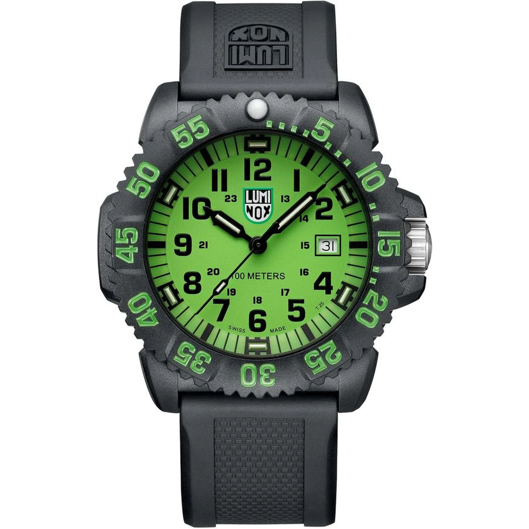 Black Resin Sport Watch