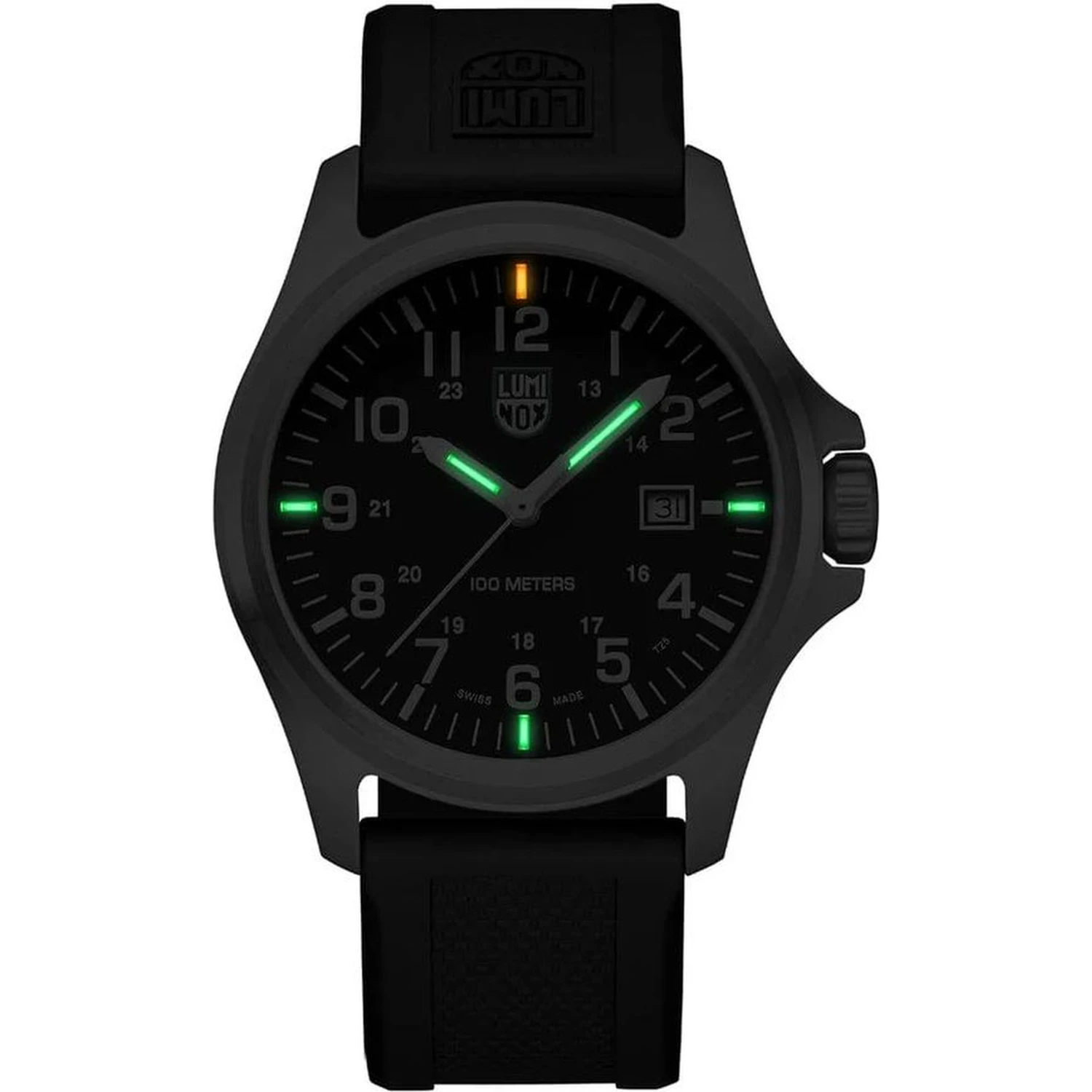Black Resin Dress Watch