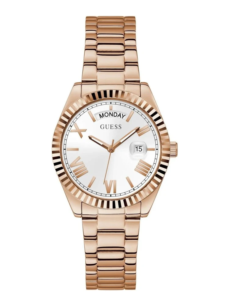 ساعة يد أنيقة متعددة الألوان من الفولاذ المقاوم للصدأ