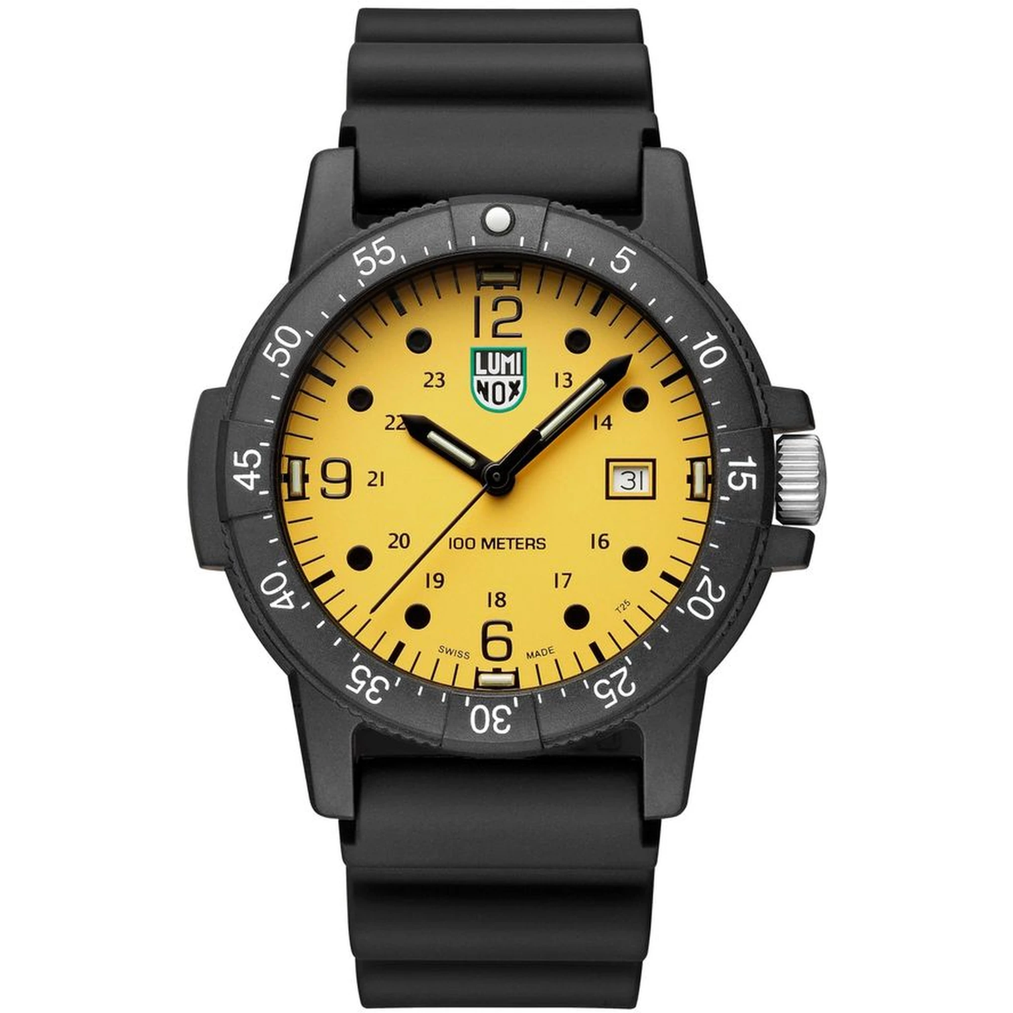 Black Resin Sport Watch