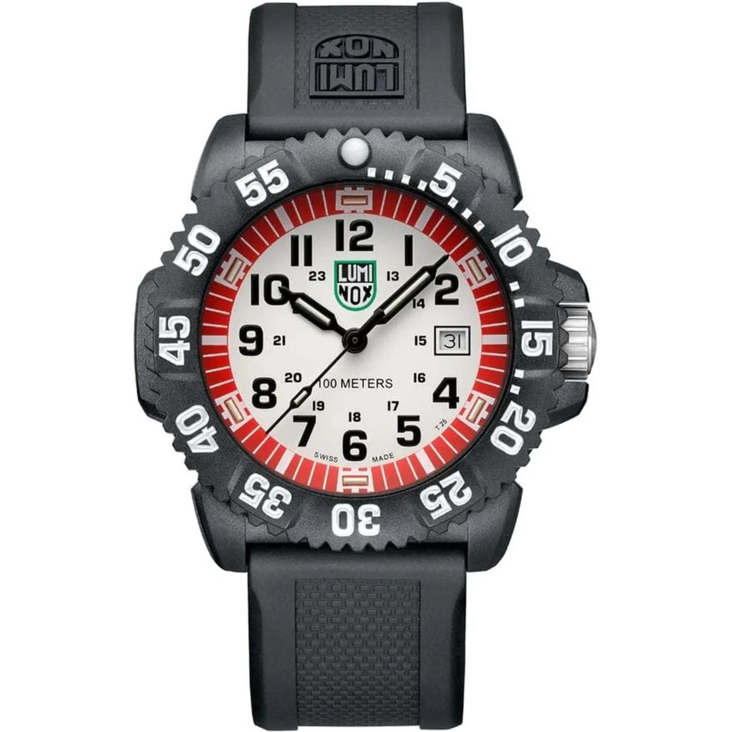 Black Resin Sport Watch
