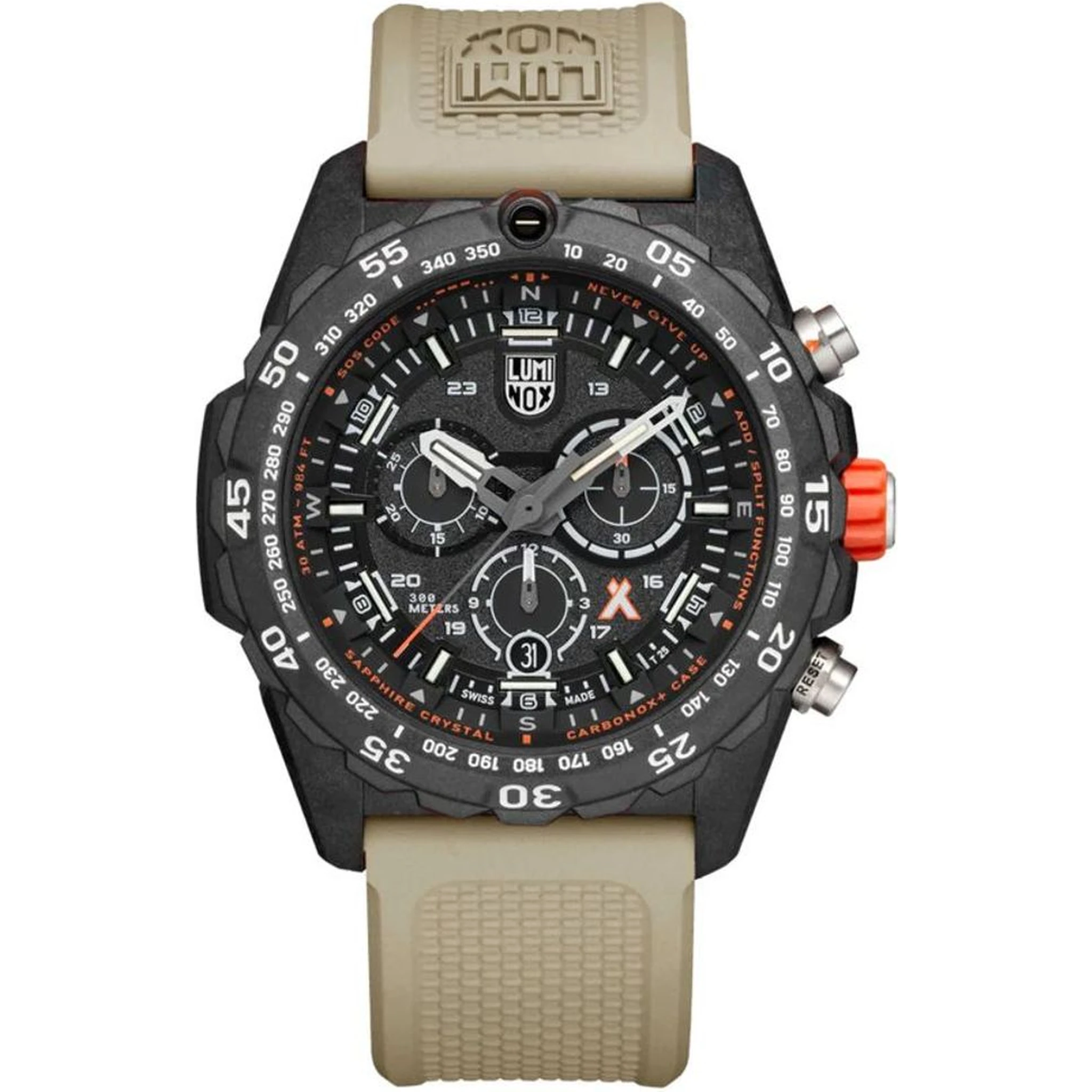 Beige Resin Sport Watch