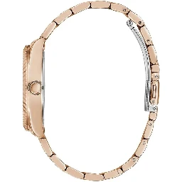 ساعة يد أنيقة متعددة الألوان من الفولاذ المقاوم للصدأ