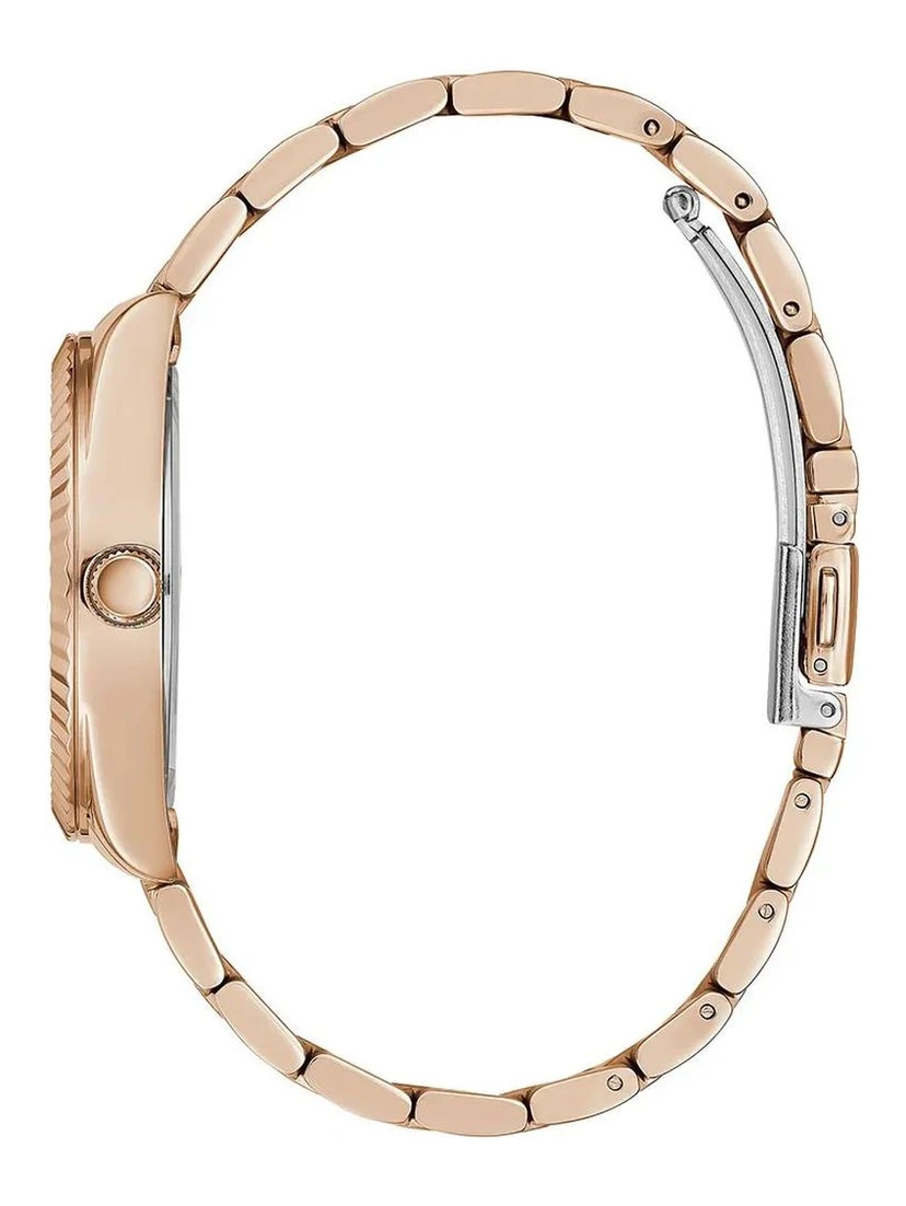 ساعة يد أنيقة متعددة الألوان من الفولاذ المقاوم للصدأ