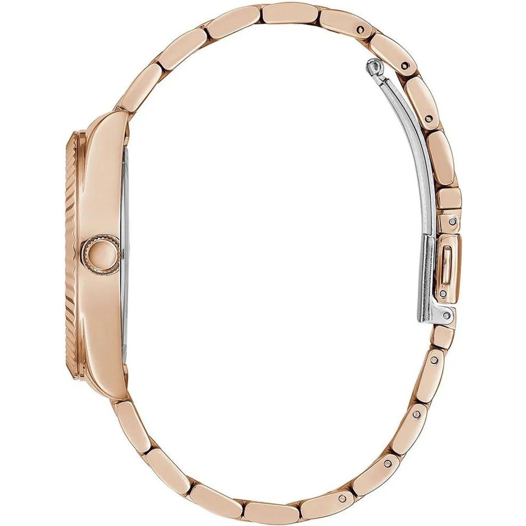 ساعة يد أنيقة متعددة الألوان من الفولاذ المقاوم للصدأ