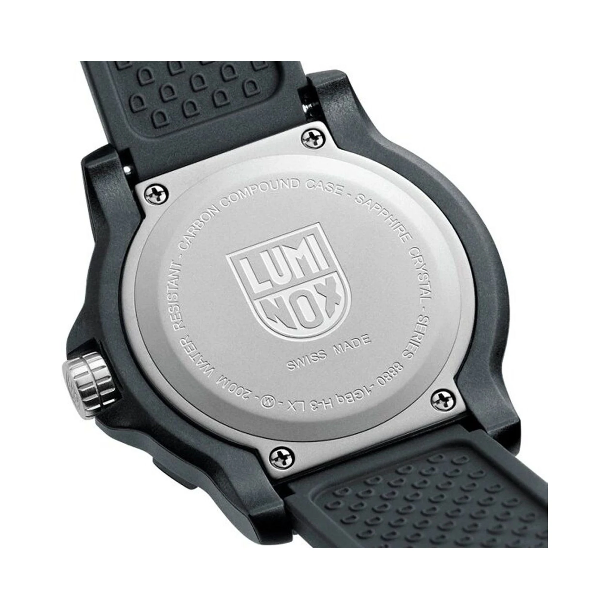 Black Resin Sport Watch