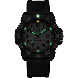 Black Resin Sport Watch