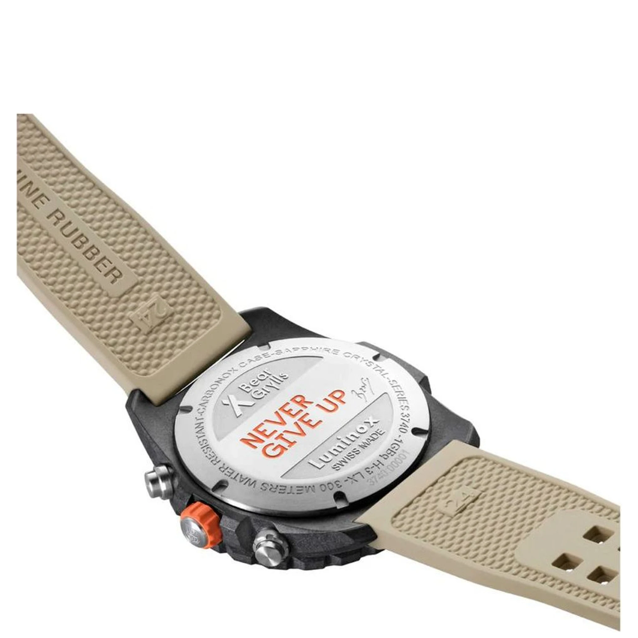 Beige Resin Sport Watch