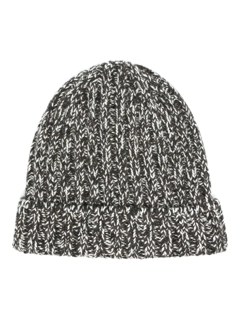 Bicolor Cashmere Beanie