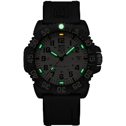Black Resin Sport Watch