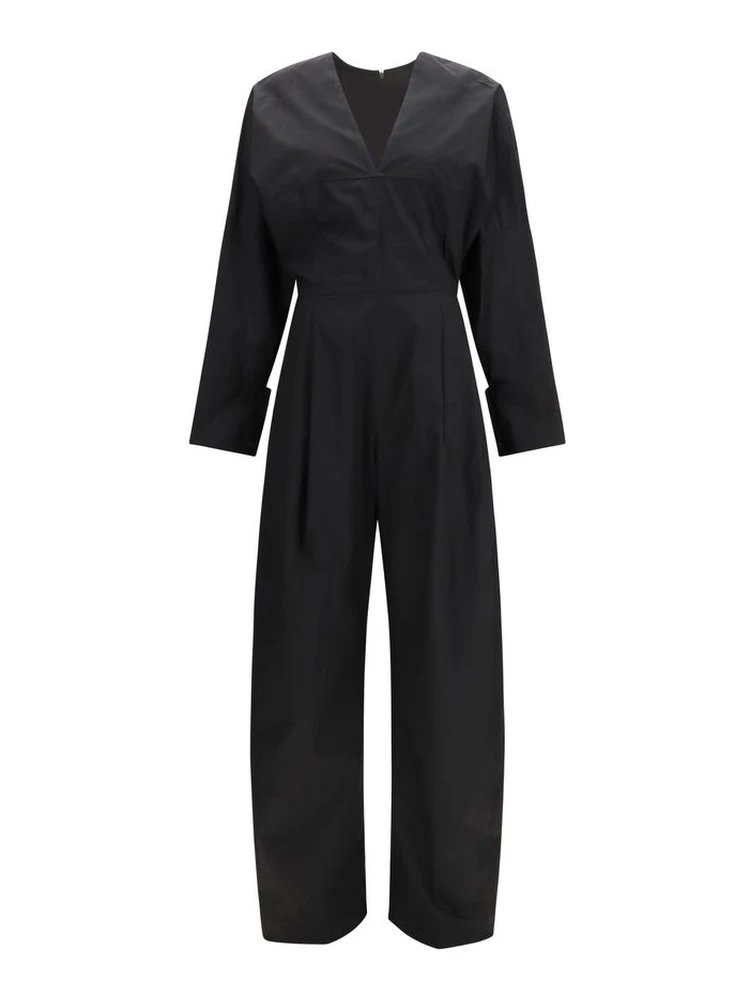 Black Cotton Jumpsuit