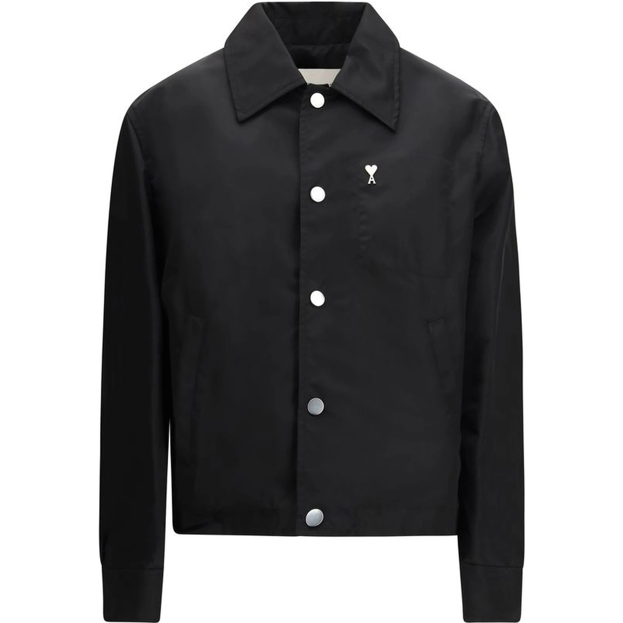 سترة خارجية سوداء من البولياميد