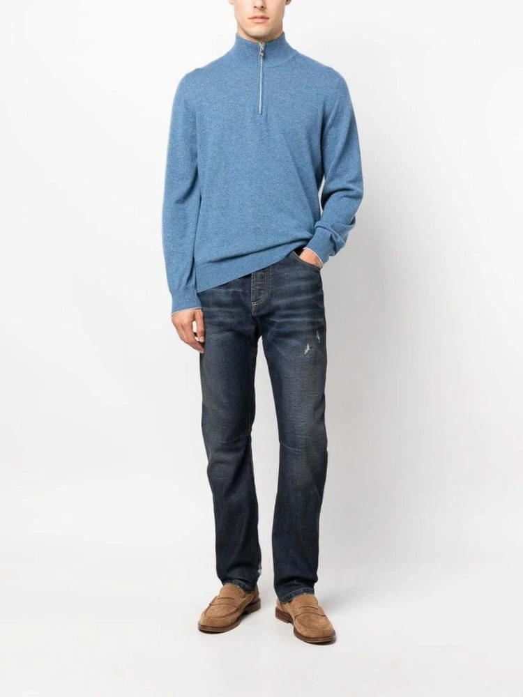 Black Cotton Straight-Leg Jeans alternative