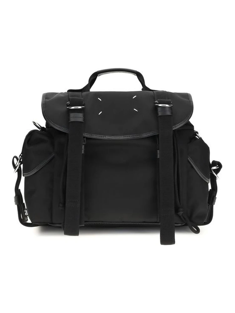 Black Polyamide Shoulder Bag
