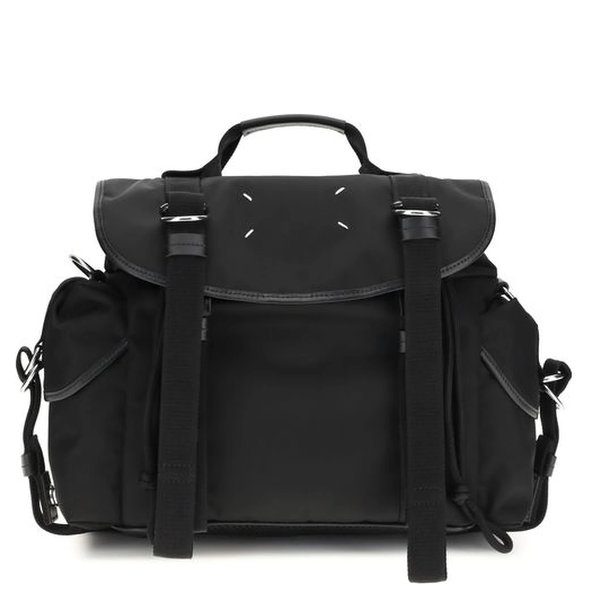 Black Polyamide Shoulder Bag