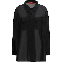 Black Lycra Dress Shirt