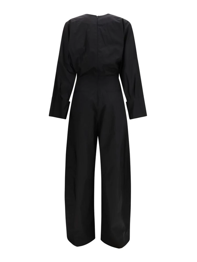 Black Cotton Jumpsuit