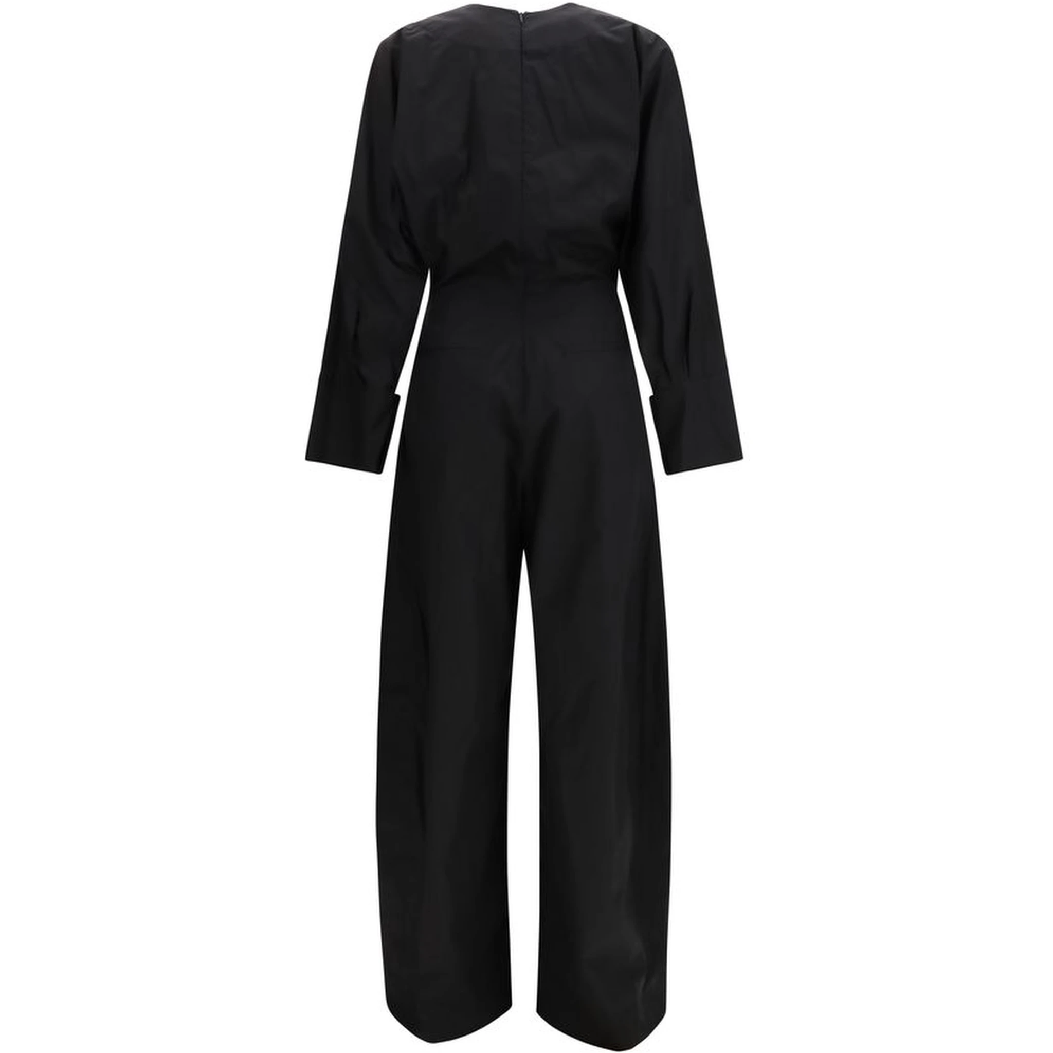 Black Cotton Jumpsuit