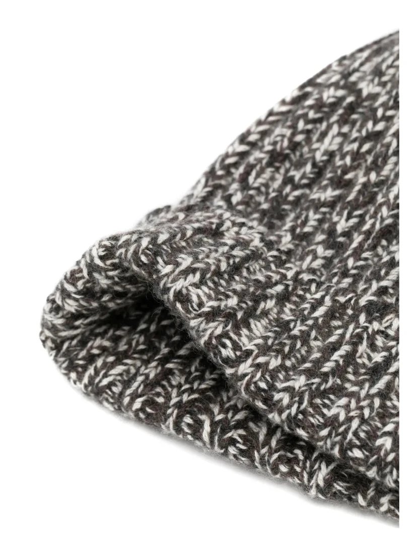 Bicolor Cashmere Beanie
